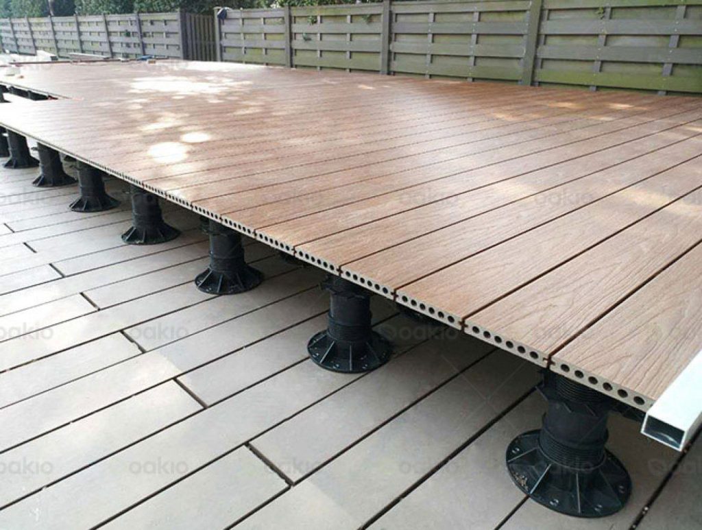 outdoor wood decking
